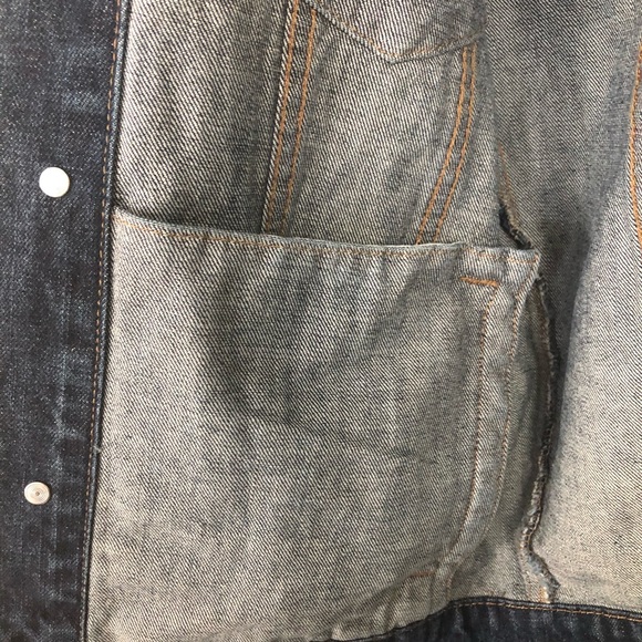 Refuge | Boyfriend Denim Jean Jacket-New - Picture 5 of 8